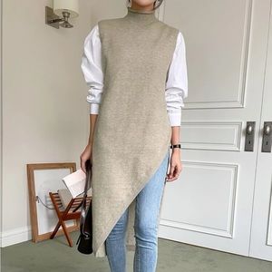 Asymmetrical Turtle neck sweater